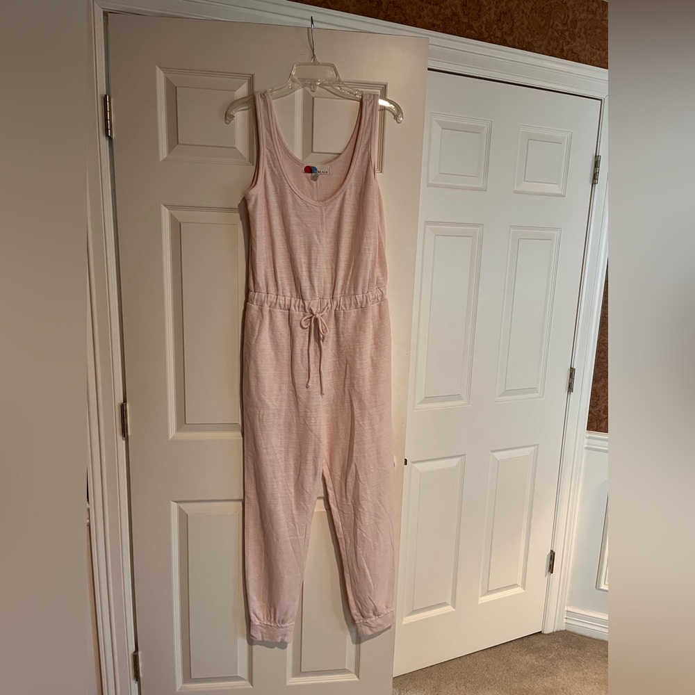 Free People FP Beach Pink Sleeveless Jumpsuit